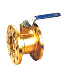 黃銅足通(tong)孔法蘭球(qiu)閥